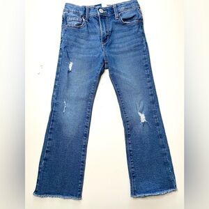 Old Navy jeans with fringed bottoms